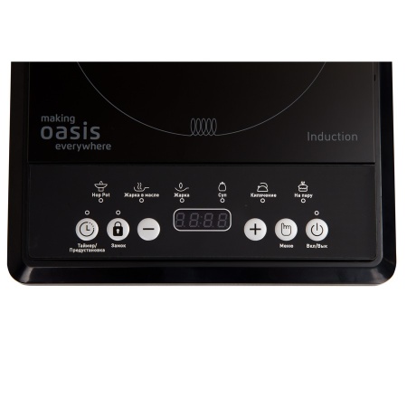 Плита индукционная эл. настольная "making Oasis everywhere" PI-B12SK 1конф., 2000Вт, таймер, 6прогр.