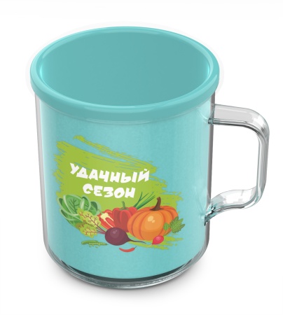 Термокружка п/эт. 0,4л "Дача"