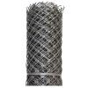 Решетка заборная З-40 (яч.40х40мм) рулон 1.5х10м Эконом (серый) пластиковая