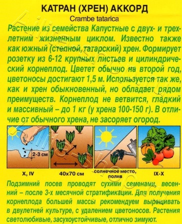 Катран (хрен) Аккорд 0,3г (Аэлита)