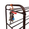 Подставка для обуви 2-полочная металл."Альфа 22" 65х30х40см антик/коричневый